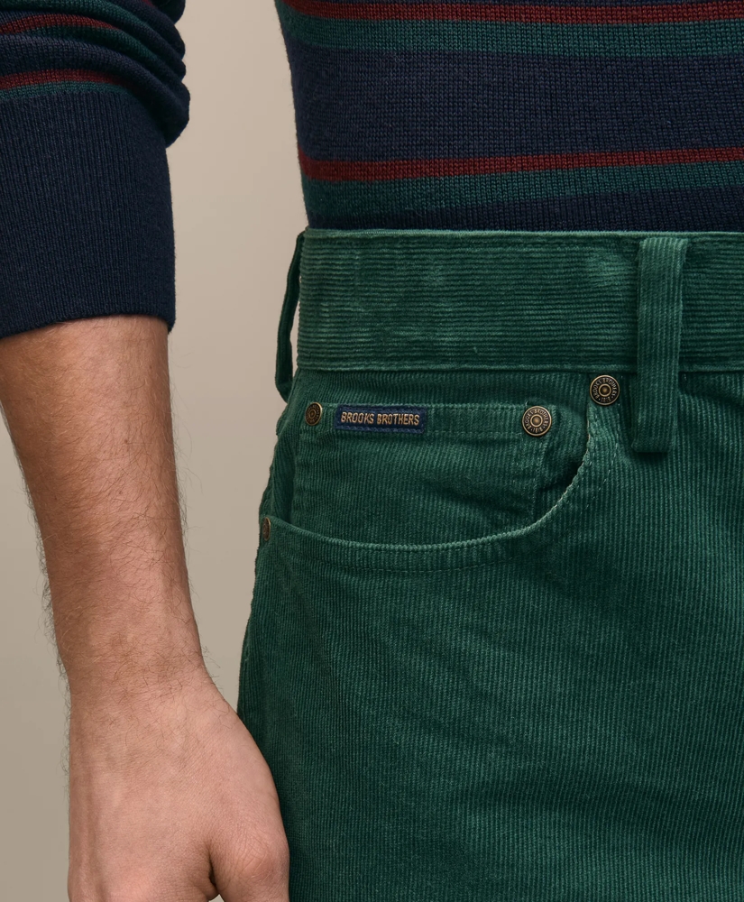 Cotton 5-Pocket Corduroy Pants, image 3