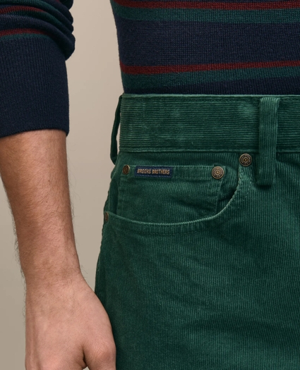 Cotton 5-Pocket Corduroy Pants, image 3