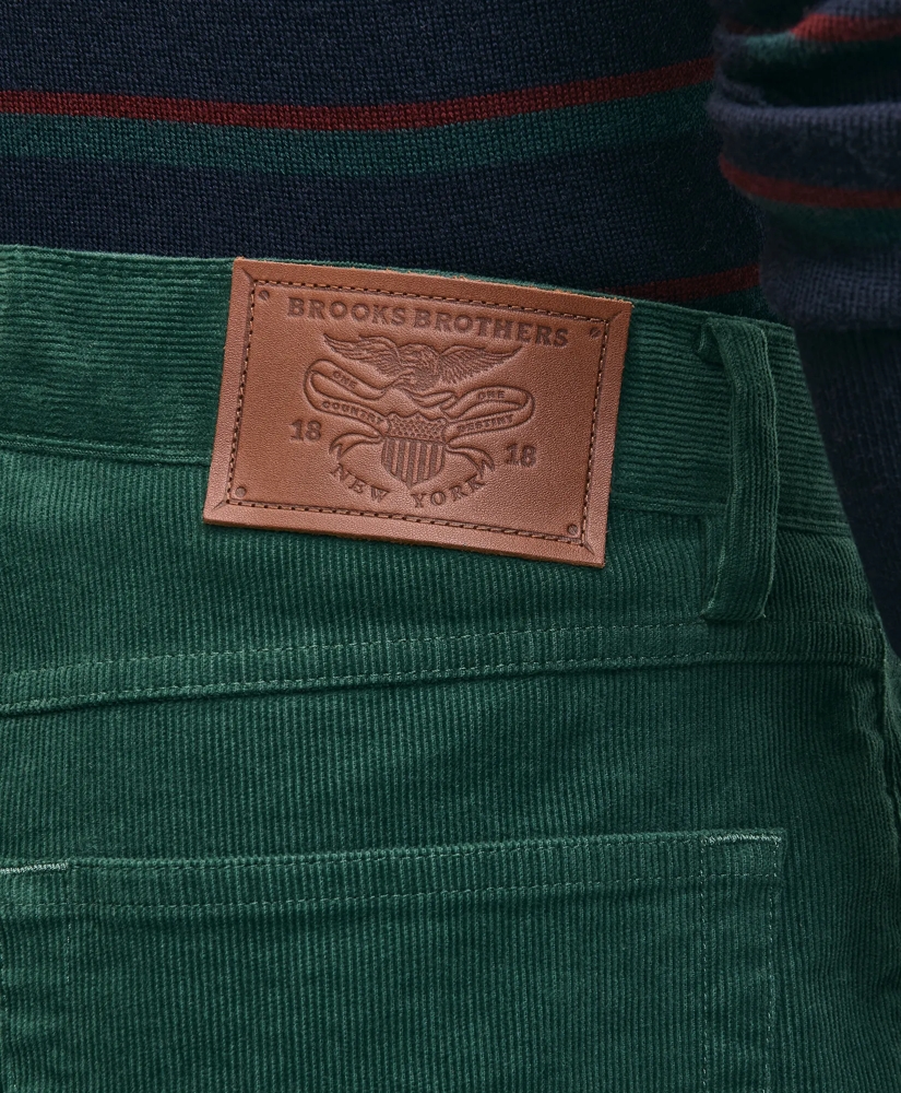 Cotton 5-Pocket Corduroy Pants, image 5