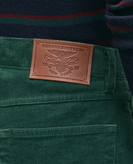 Cotton 5-Pocket Corduroy Pants, image 5