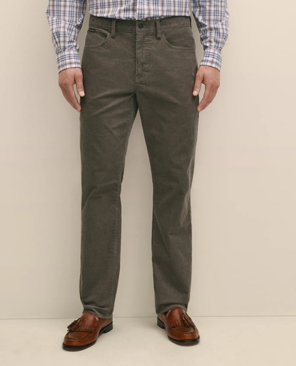 Cotton 5-Pocket Corduroy Pants, image 2