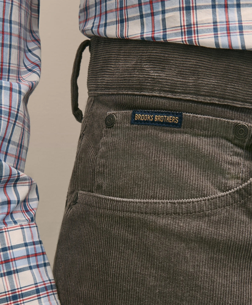 Cotton 5-Pocket Corduroy Pants, image 3