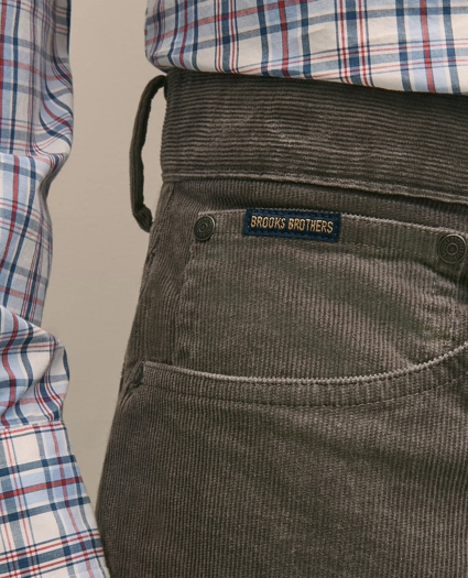 Cotton 5-Pocket Corduroy Pants, image 3