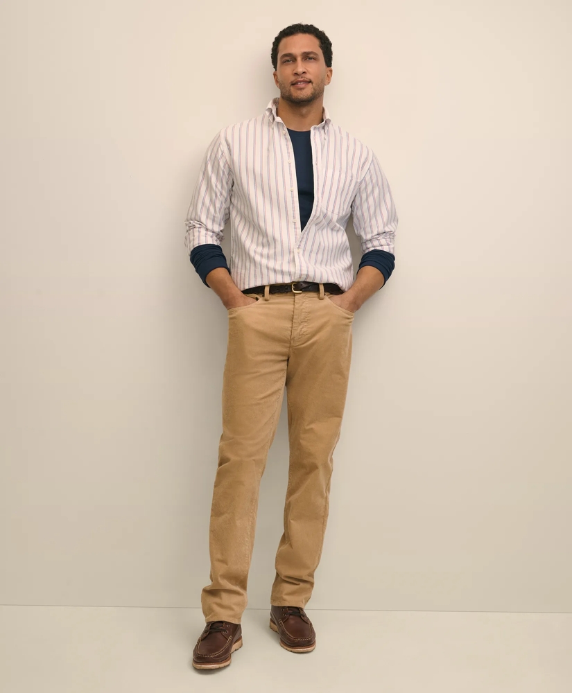 Cotton 5-Pocket Corduroy Pants, image 2