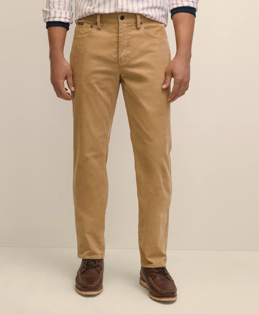 Cotton 5-Pocket Corduroy Pants, image 3