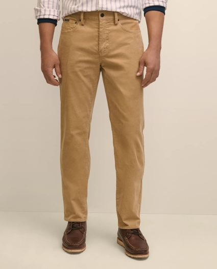 Cotton 5-Pocket Corduroy Pants, image 3