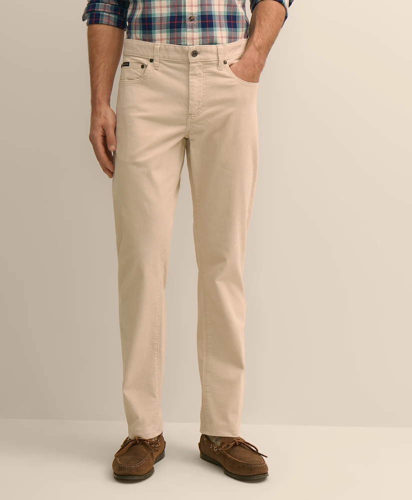 Cotton 5-Pocket Corduroy Pants, image 2