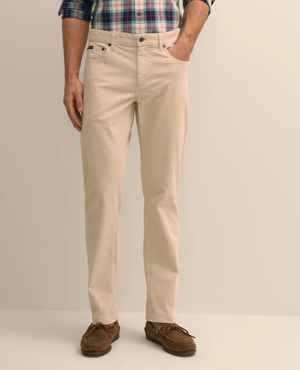 Cotton 5-Pocket Corduroy Pants, image 2