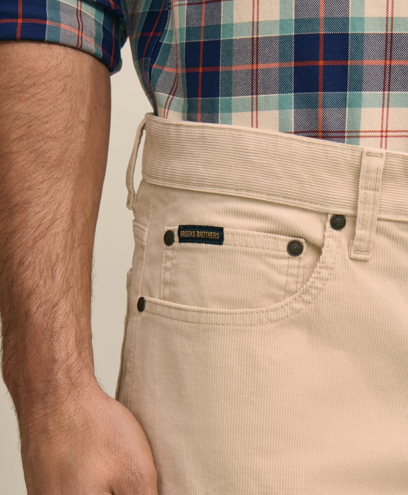 Cotton 5-Pocket Corduroy Pants, image 5