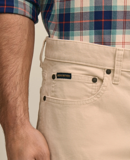 Cotton 5-Pocket Corduroy Pants, image 5