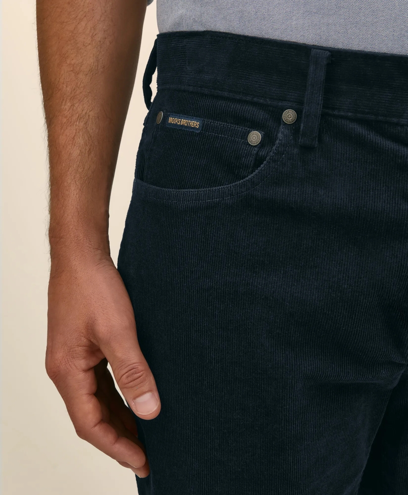 Cotton 5-Pocket Corduroy Pants, image 3