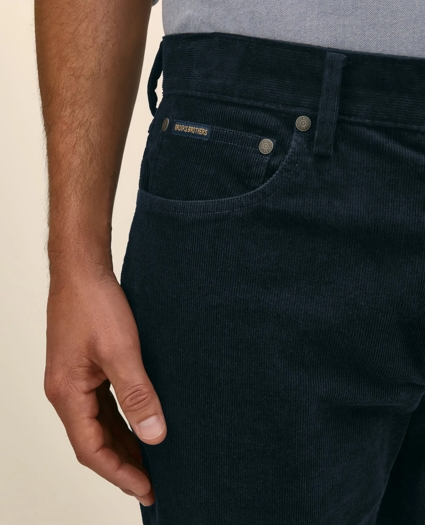 Cotton 5-Pocket Corduroy Pants, image 3