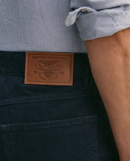 Cotton 5-Pocket Corduroy Pants, image 4
