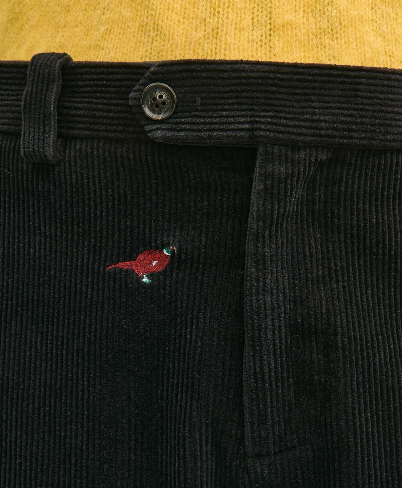 Cotton Corduroy Pheasant-Embroidered Chino, image 4