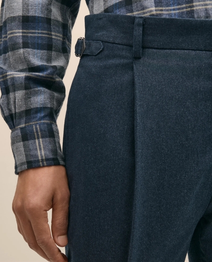 Cotton Pleated Side-Tab Chino, image 4