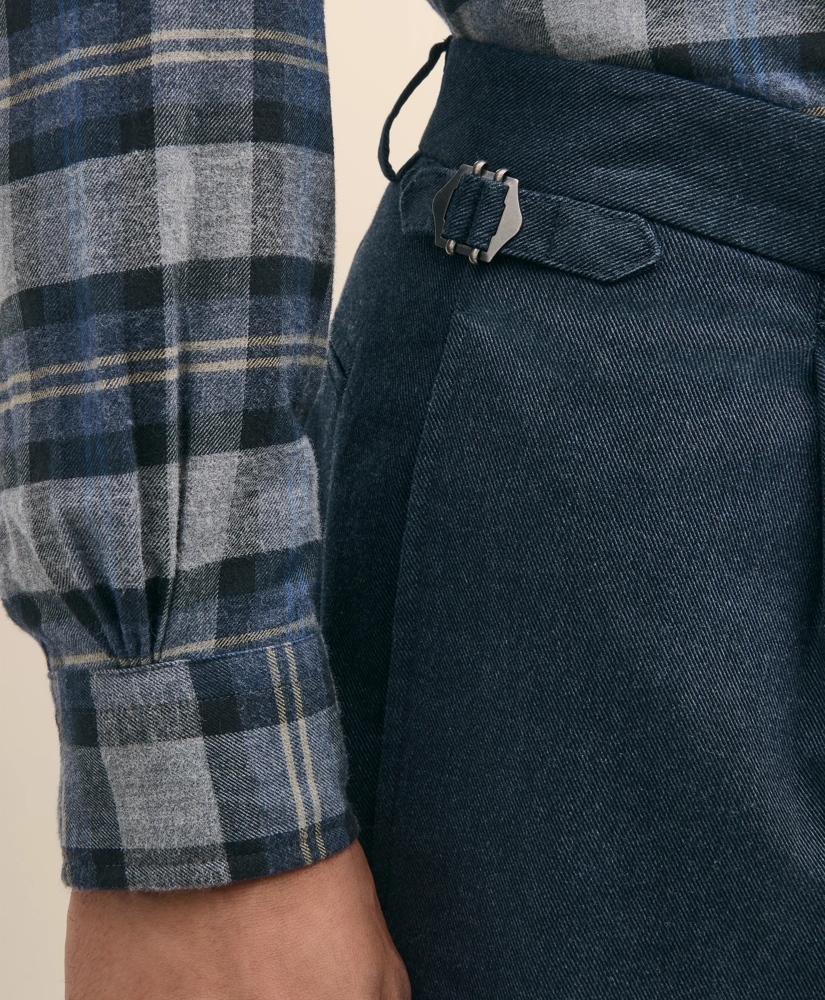 Cotton Pleated Side-Tab Chino, image 5