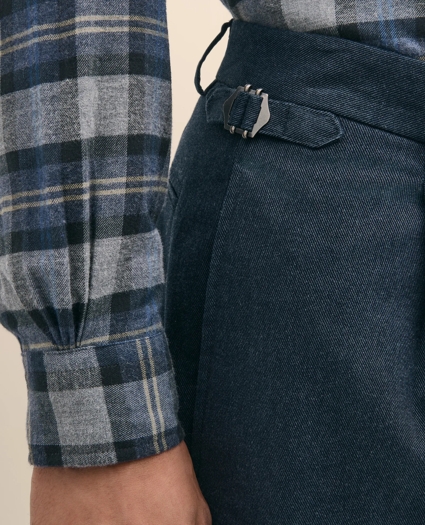 Cotton Pleated Side-Tab Chino, image 5