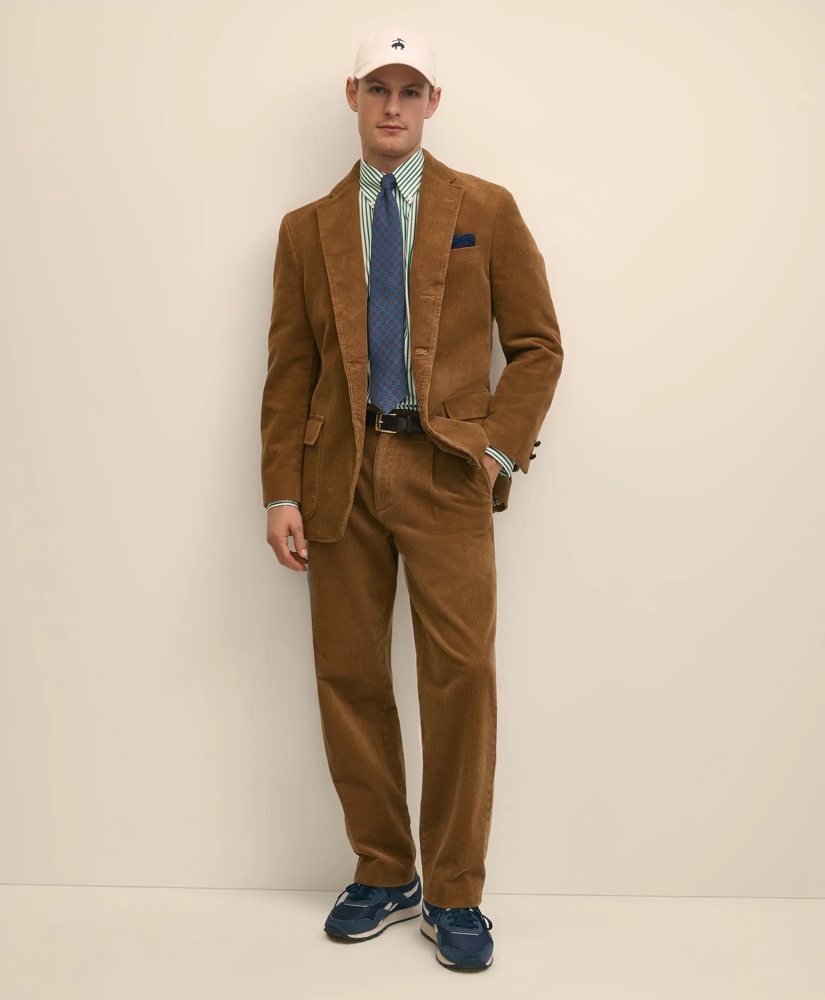 Cotton Wide-Wale Corduroy Pants