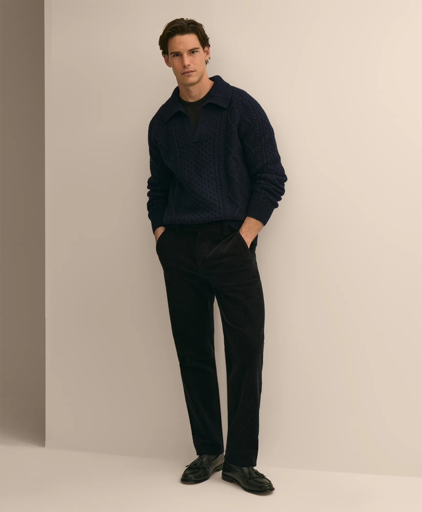 Regular Fit Wide-Wale Corduroy Pants, image 1