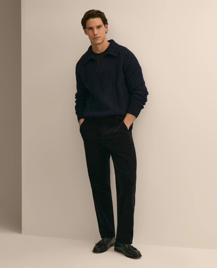 Regular Fit Wide-Wale Corduroy Pants, image 1