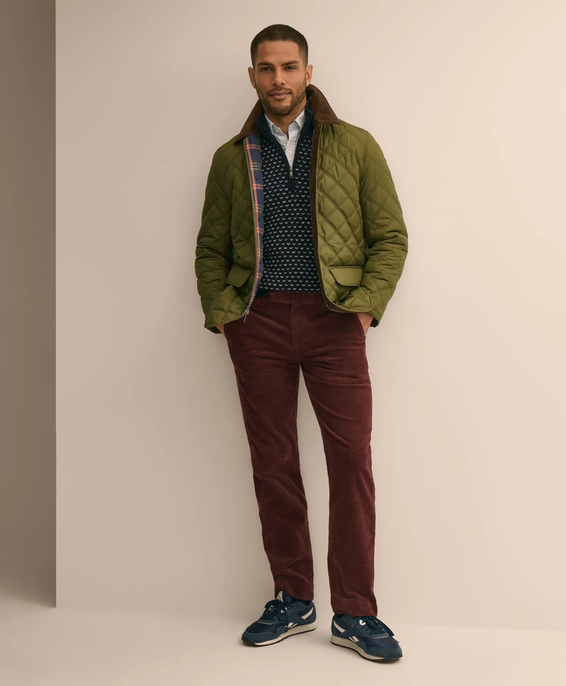 Regular Fit Wide-Wale Corduroy Pants, image 1
