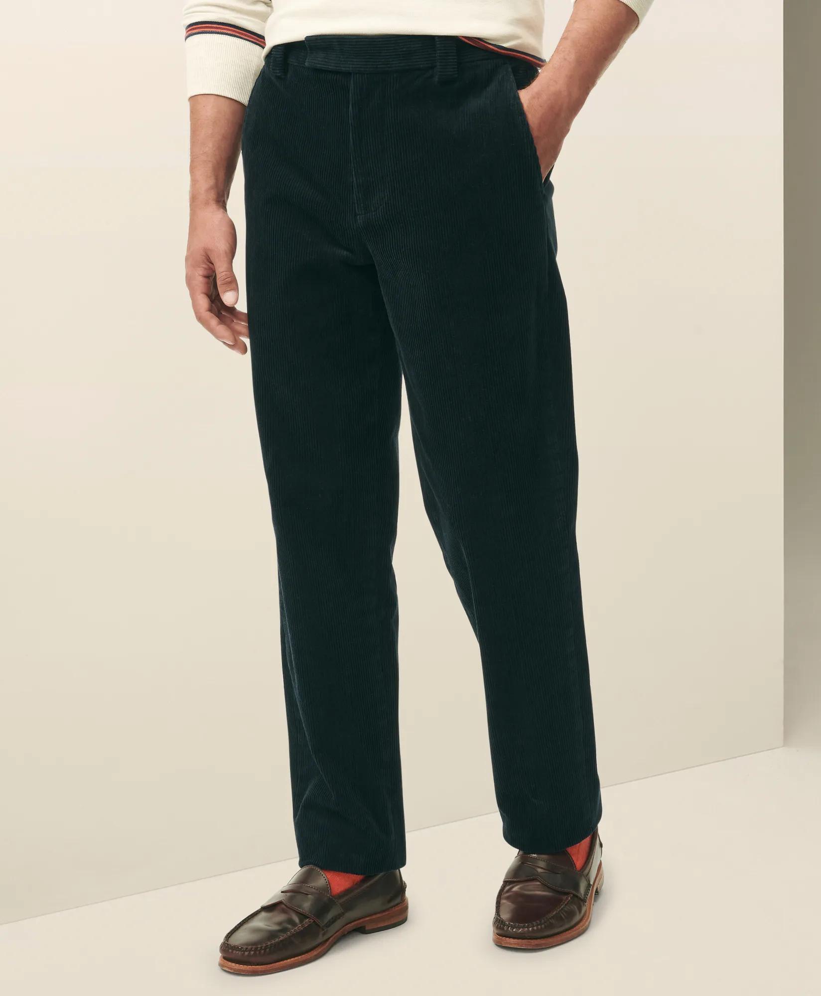Regular Fit Wide-Wale Corduroy Pants, image 1