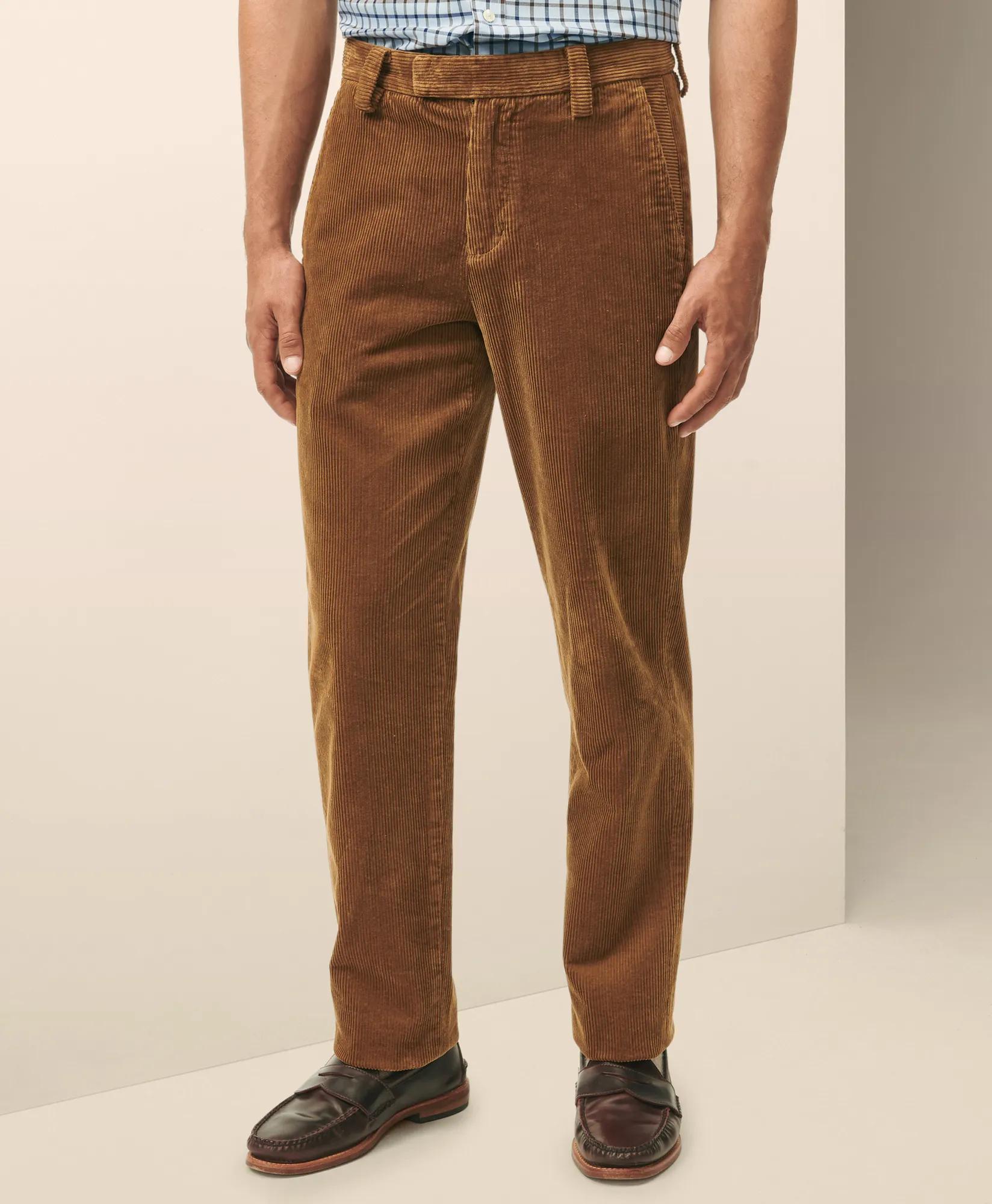 Regular Fit Wide-Wale Corduroy Pants, image 1