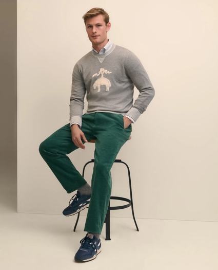 Regular Fit Wide-Wale Corduroy Pants, image 1
