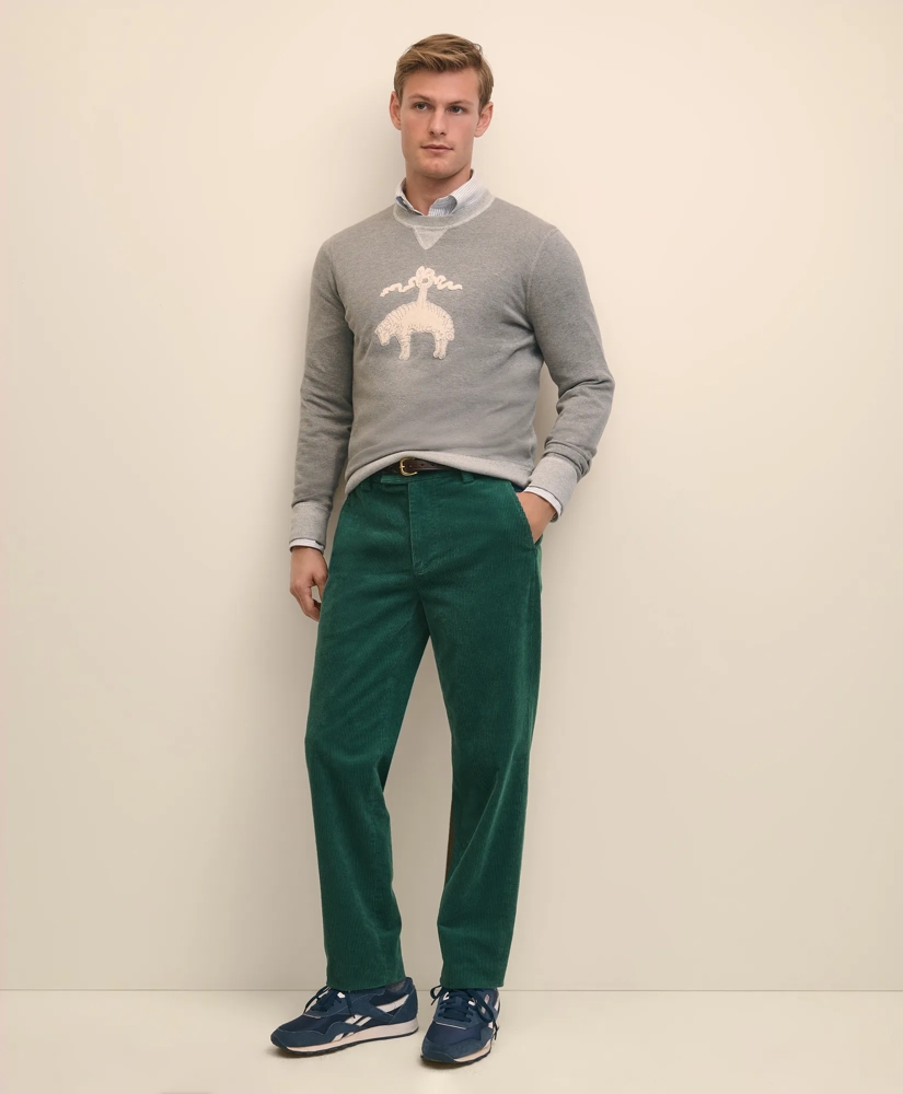 Regular Fit Wide-Wale Corduroy Pants, image 3