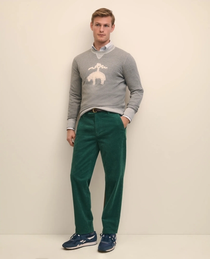 Regular Fit Wide-Wale Corduroy Pants, image 3