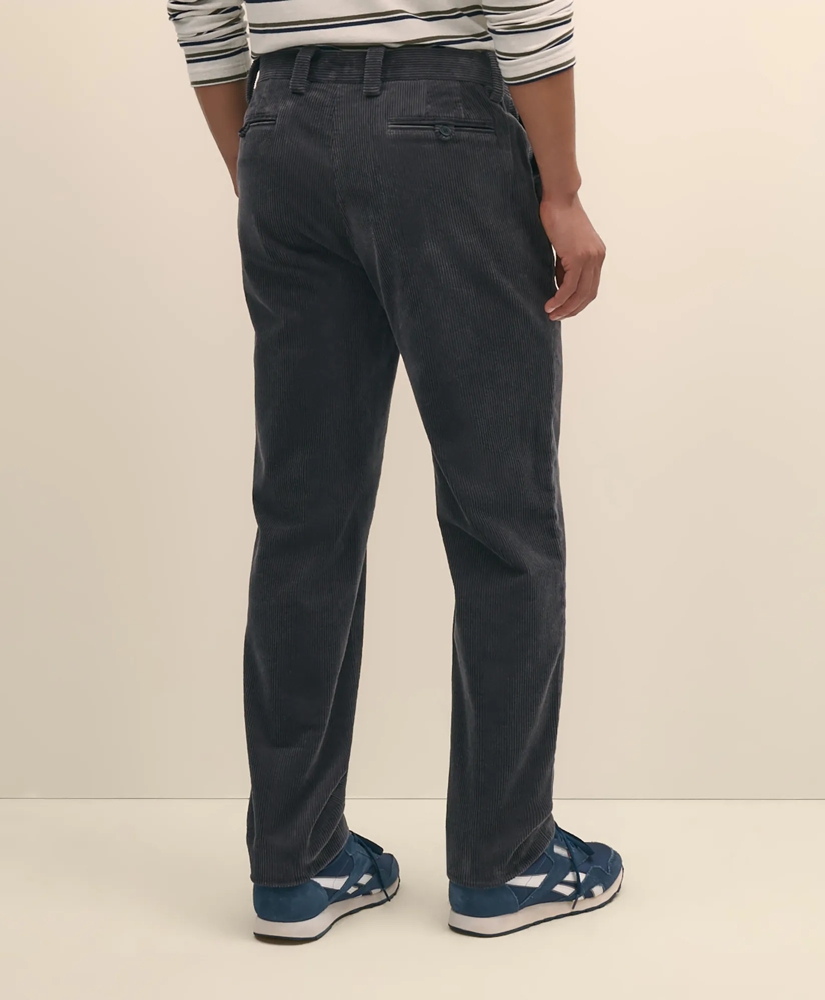 Slim Fit Cotton Wide-Wale Corduroy Pants, image 5