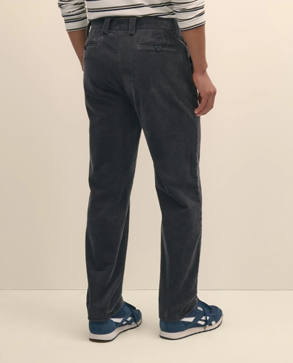 Slim Fit Cotton Wide-Wale Corduroy Pants, image 5