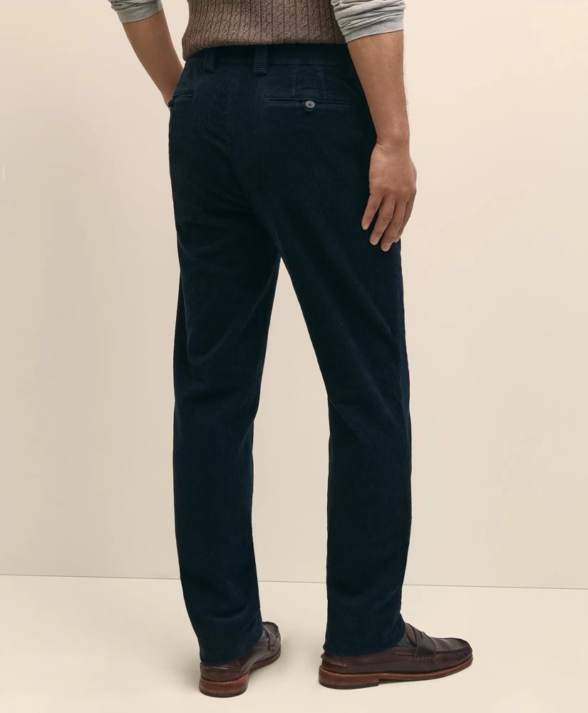 Slim Fit Cotton Wide-Wale Corduroy Pants, image 3