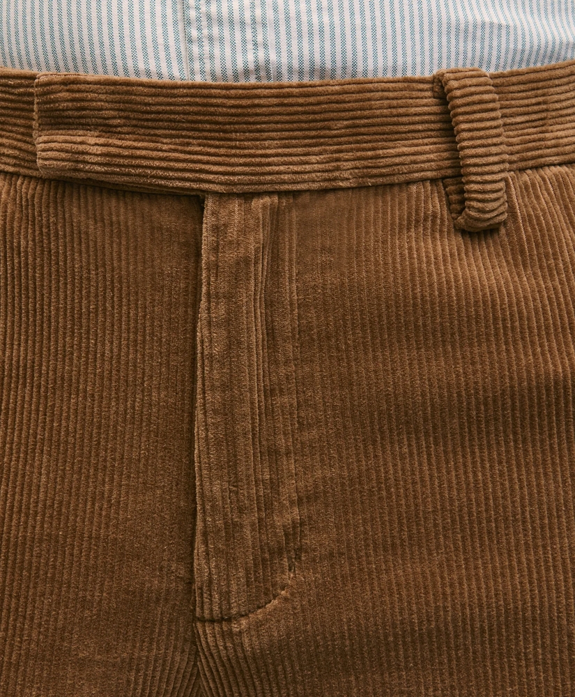 Slim Fit Cotton Wide-Wale Corduroy Pants, image 4