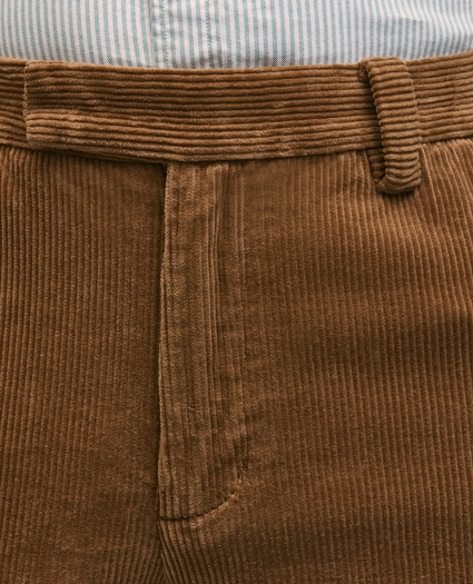 Slim Fit Cotton Wide-Wale Corduroy Pants, image 4