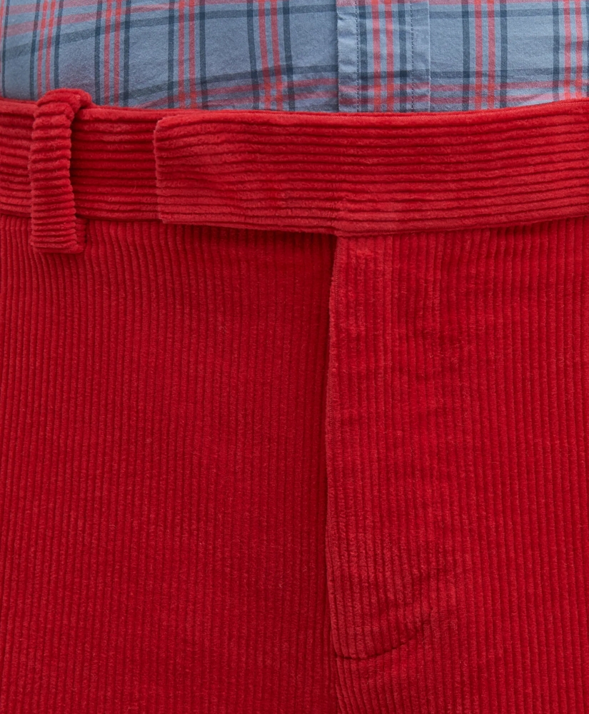 Slim Fit Cotton Wide-Wale Corduroy Pants, image 5