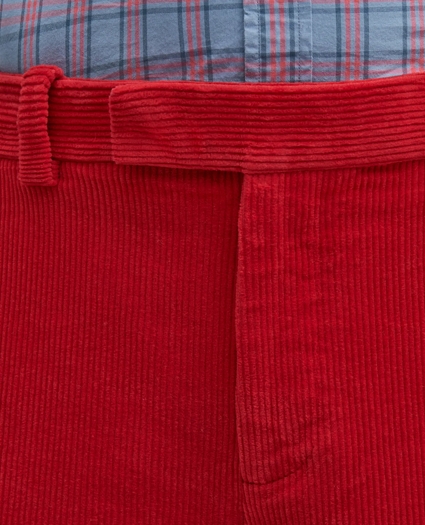 Slim Fit Cotton Wide-Wale Corduroy Pants, image 5