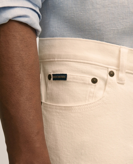 Straight Fit Denim Jeans, image 5