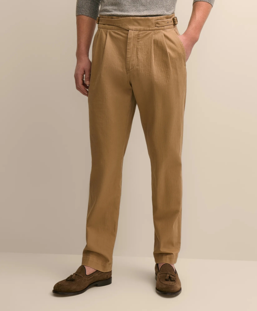 Cotton Herringbone Ghurka Pants, image 2