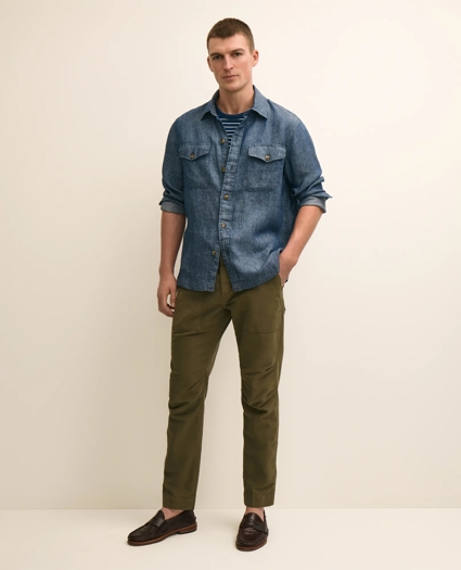 Cotton Military Pants, image 1