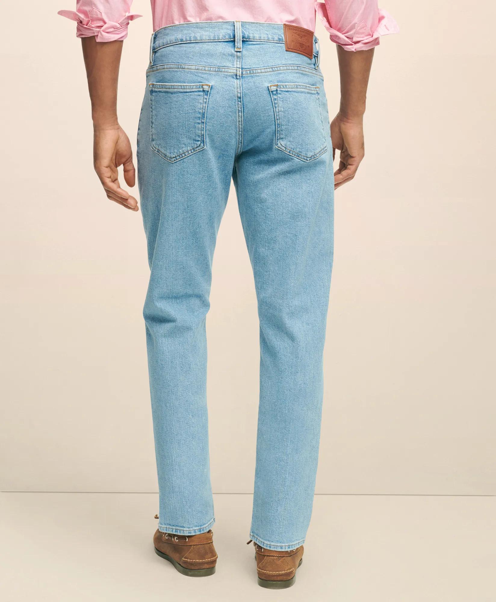 Straight Fit Denim Jeans, image 2