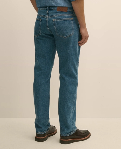 Straight Fit Denim Jeans, image 3