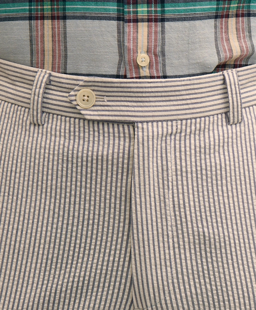 Washed Cotton Seersucker Pants, image 4
