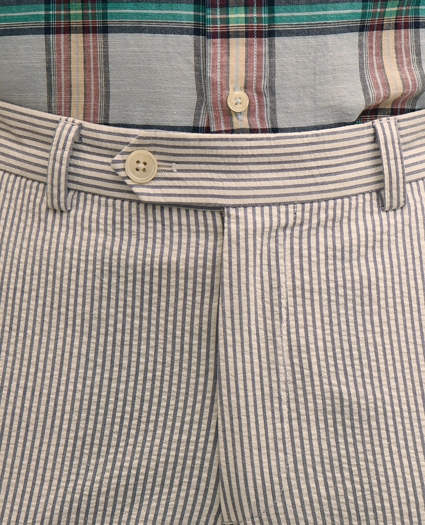 Washed Cotton Seersucker Pants, image 4