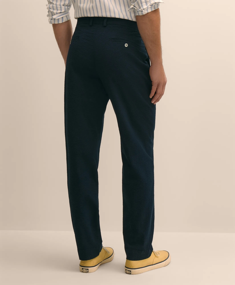 Washed Cotton Seersucker Pants, image 3