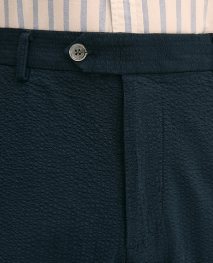 Washed Cotton Seersucker Pants, image 4