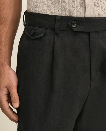 The Pleated Linen-Cotton Pants, image 4