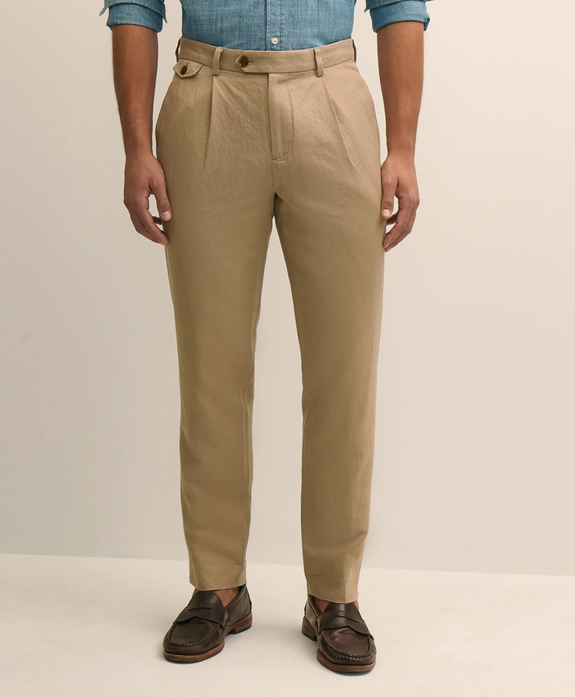 The Pleated Linen-Cotton Pants, image 2