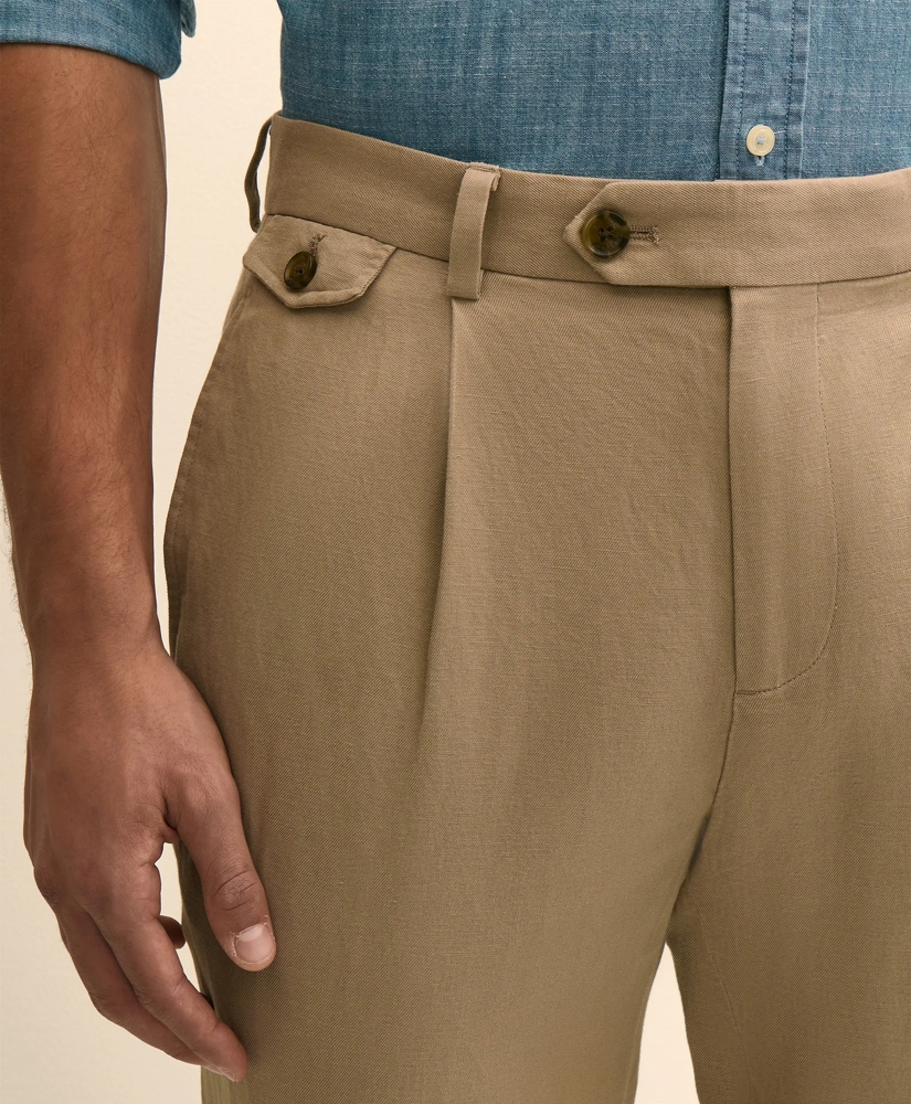 The Pleated Linen-Cotton Pants, image 3