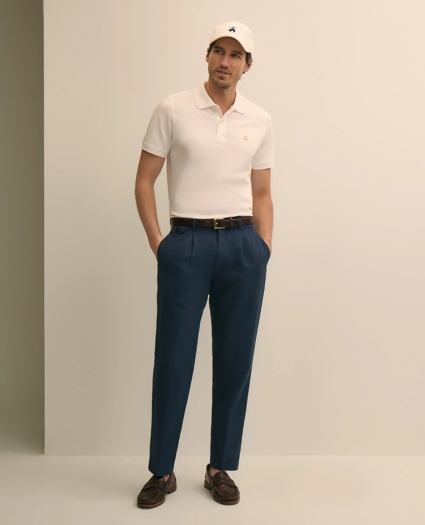 The Pleated Linen-Cotton Pants, image 1